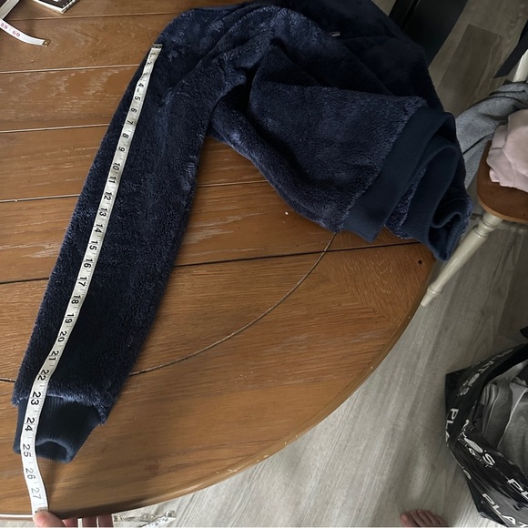 Patagonia Navy Fuzzy Fleece Quarter Zip Sweatshirt Small - Picture 12 of 12